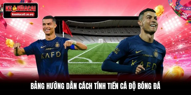 Bảng hướng dẫn cách tính tiền cá độ bóng đá