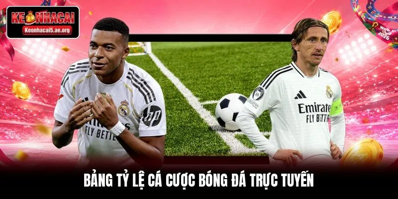 Bảng tỷ lệ cá cược bóng đá trực tuyến