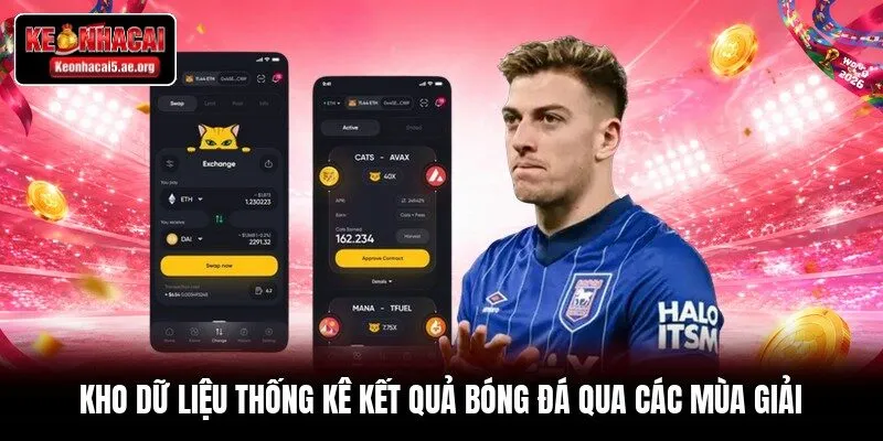Kho dữ liệu thống kê kết quả bóng đá qua các mùa giải