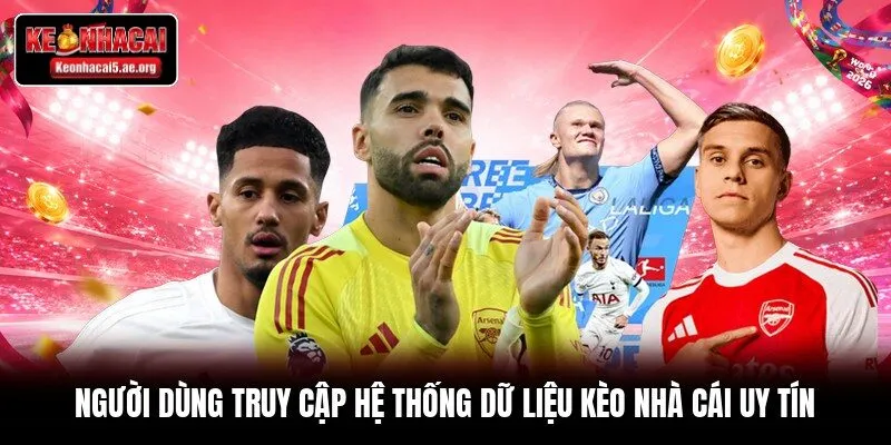 Người dùng truy cập hệ thống dữ liệu kèo nhà cái uy tín
